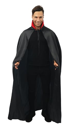 ptit-clown-16204-cape-polyester-satiniert-1-40-m-schwarz-rot image 5