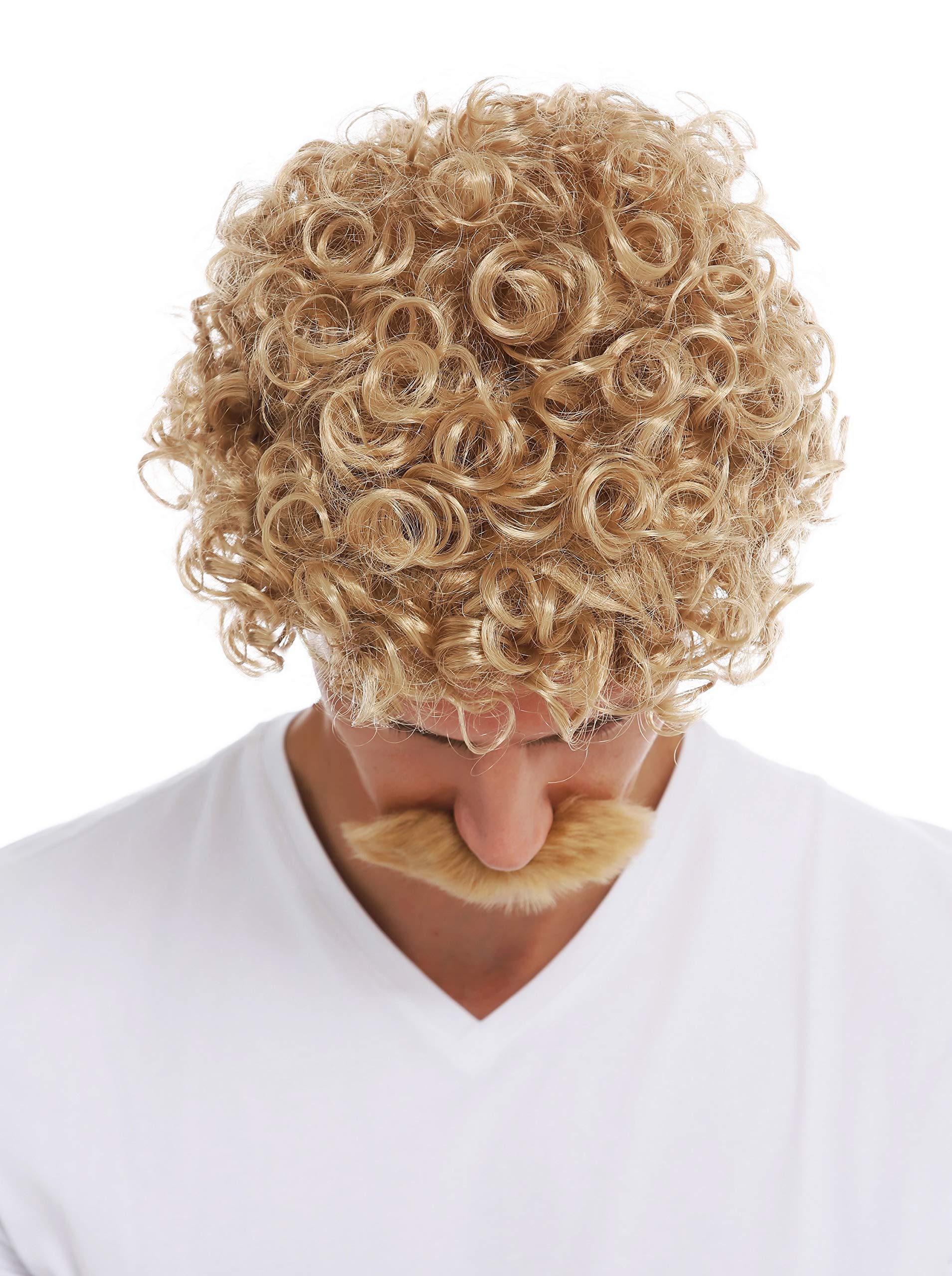 wig-me-up-2191-za82a-herrenper-cke-lockig-blond-schnauzbart-70er-25-cm image 4