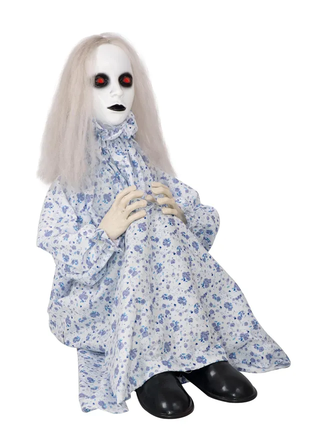 p-tit-clown-halloween-animatronic-sitzendes-m-dchen-mit-licht-sound image 1