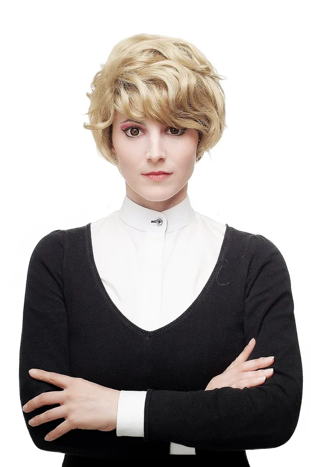 wig-me-up-1264-damenper-cke-kurz-gewellt-volumin-s-blond-gestr-hnt-30-cm image 1