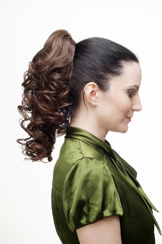 wig-me-up-nc2410-2t30-haarteil-pferdeschwanz-locken-braun-mix-butterfly-clip-35- image 5