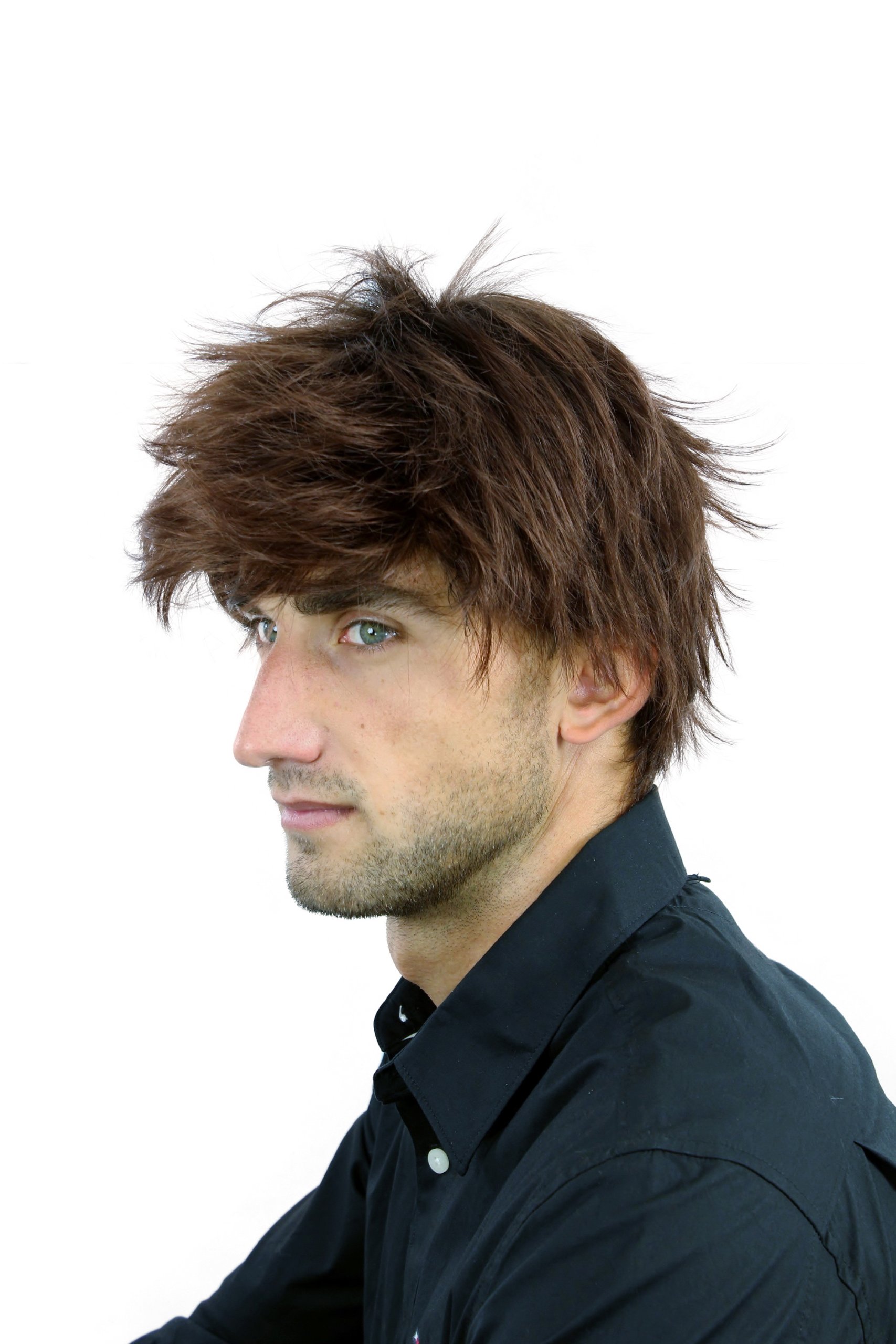 wig-me-up-wl-2052a-4t33-herrenper-cke-kurz-wild-mischbraun image 2