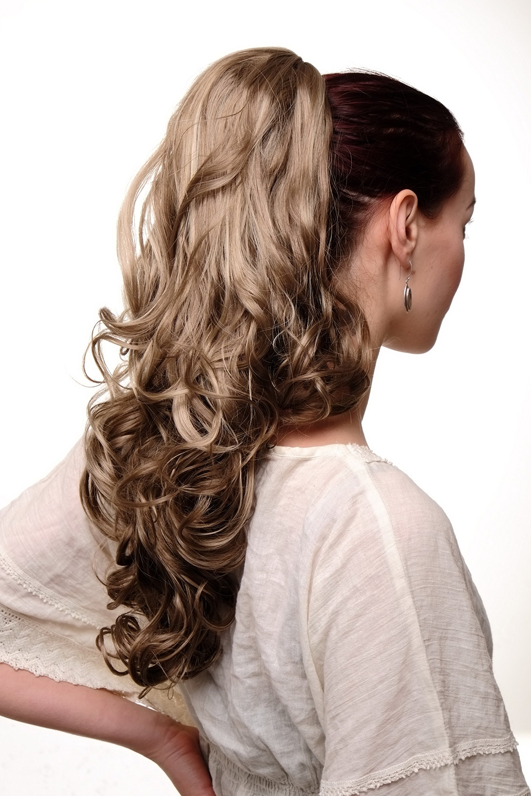 wig-me-up-haarteil-zopf-pferdeschwanz-tyq2169-14-26-hellbraun-blond-wellig-55-cm image 1