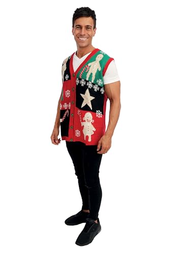 p-tit-clown-weihnachtsweste-ohne-rmel-rot-l-xl-f-r-erwachsene image 5
