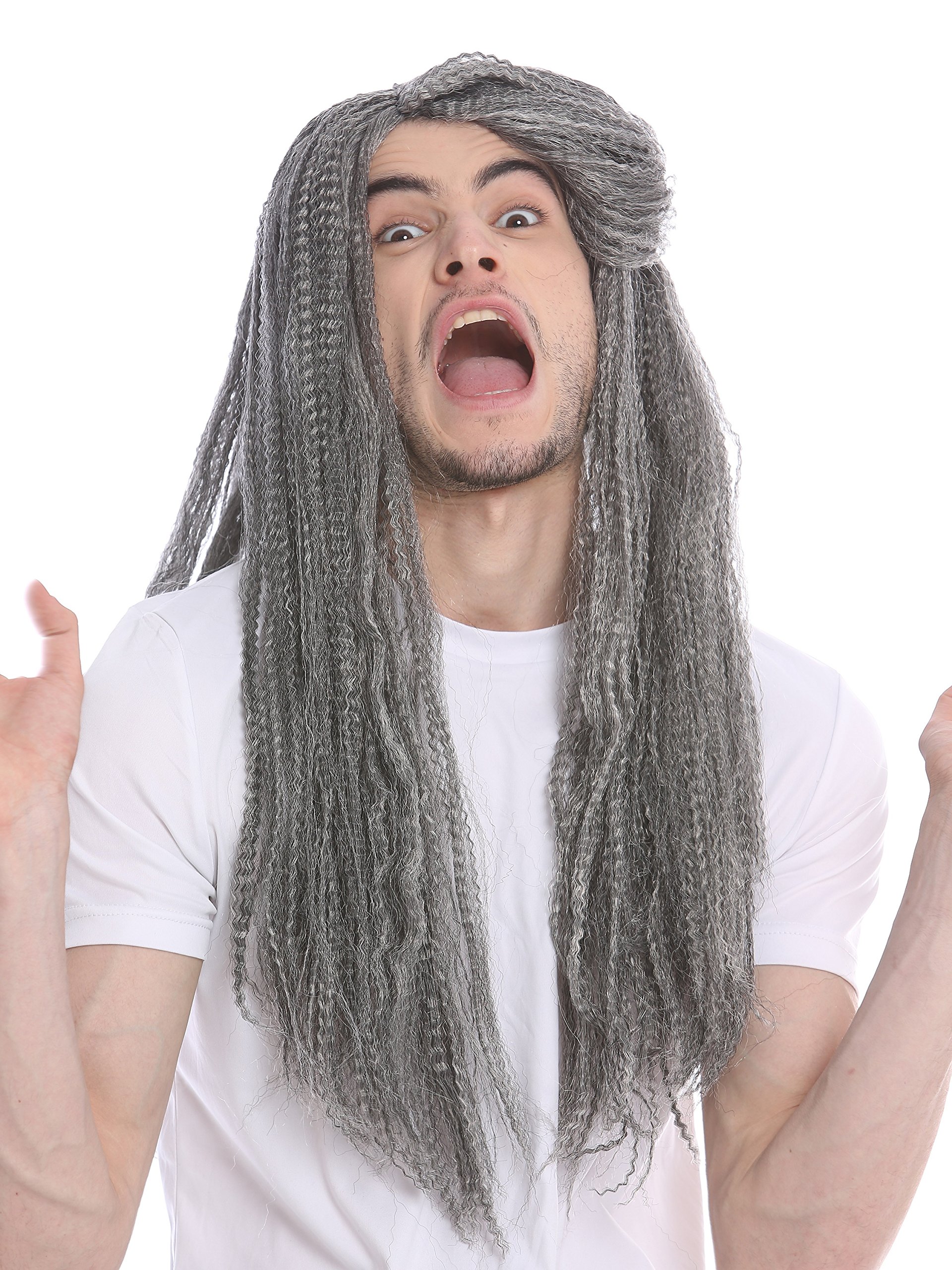 wig-me-up-09428-za103-za68a-party-per-cke-lang-krepplocken-schwarz-grau-mix image 5
