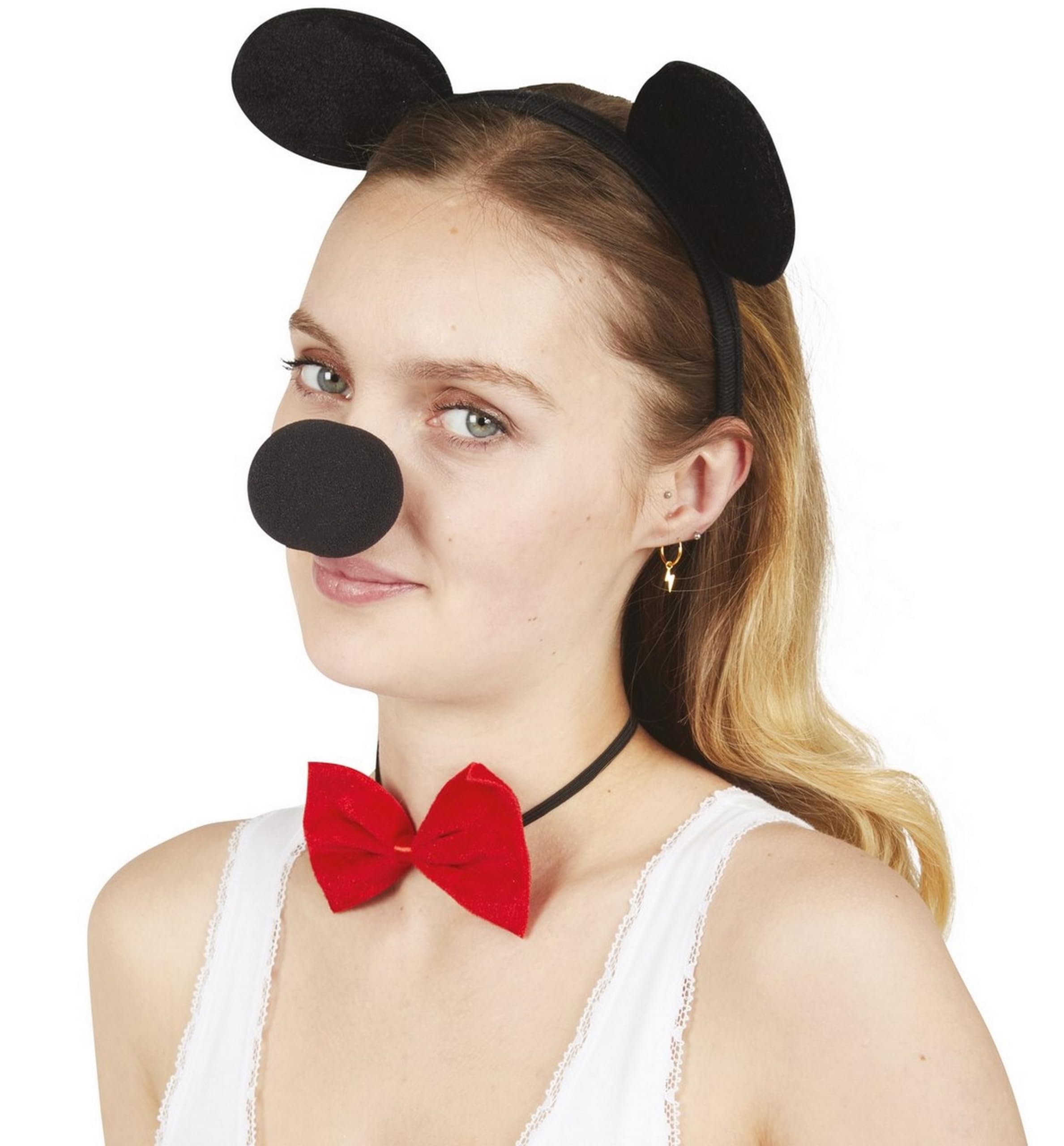 ptit-clown-14010-maus-kost-m-zubeh-r-set-f-r-erwachsene-haarreif-fliege-nase image 4