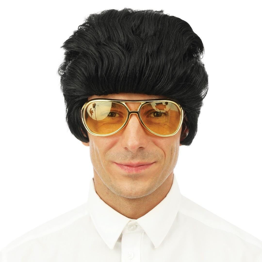 ptit-clown-50870-rocker-per-cke-schwarz-rock-n-roll-star-look image 1