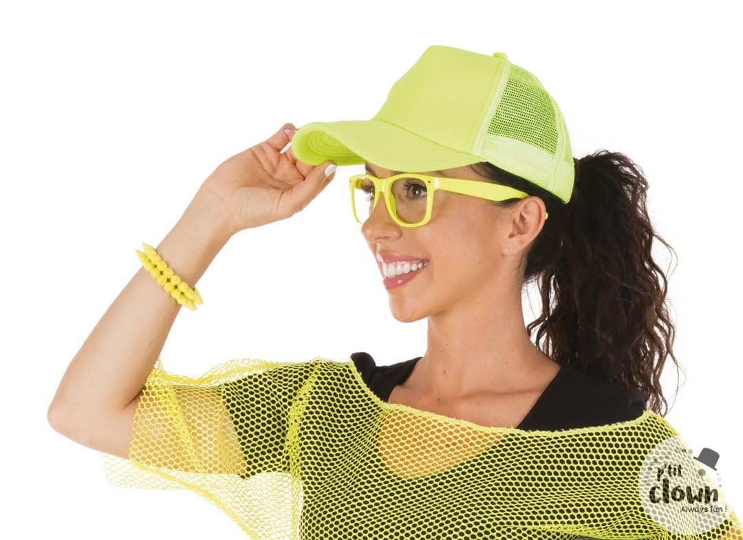 p-tit-clown-punk-armband-neon-gelb-einheitsgr-e-kunststoff image 2