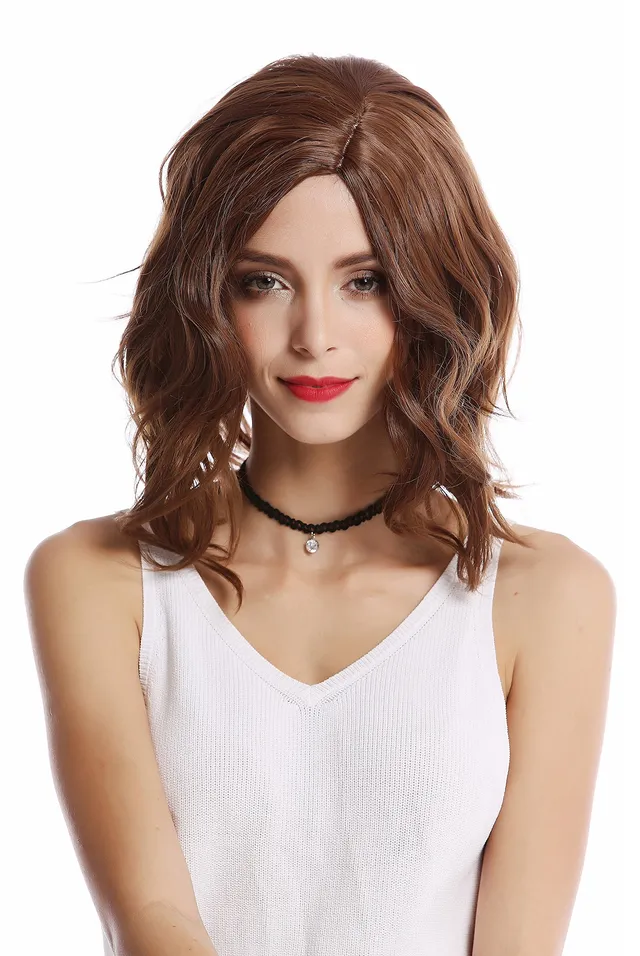 wig-me-up-yzf-4371-12b-damenper-cke-longbob-schulterlang-gewellt-braun-40-cm image 1