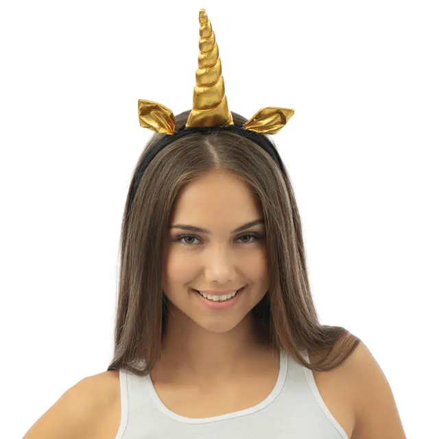 p-tit-clown-haarreif-einhorn-82203-gold-schwarz-einheitsgr-e image 1