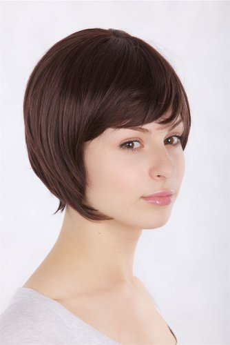 wig-me-up-1237-2t33-damen-per-cke-bob-dunkelbraun-mit-scheitel-20-cm image 7