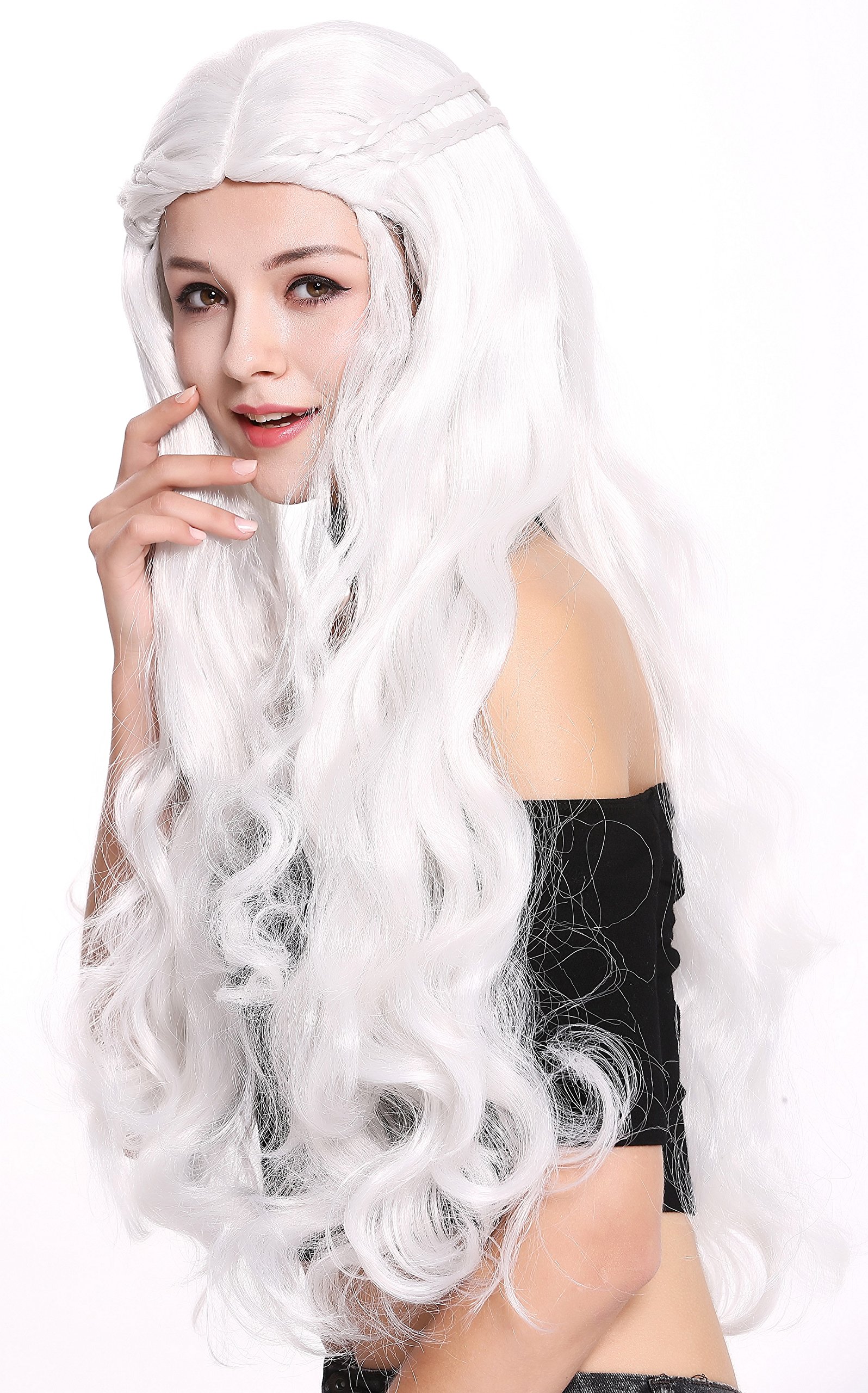 wig-me-up-per-cke-91323-za68c-damen-sehr-lang-wellig-wei-grau-geflochten-ca-65-c image 4