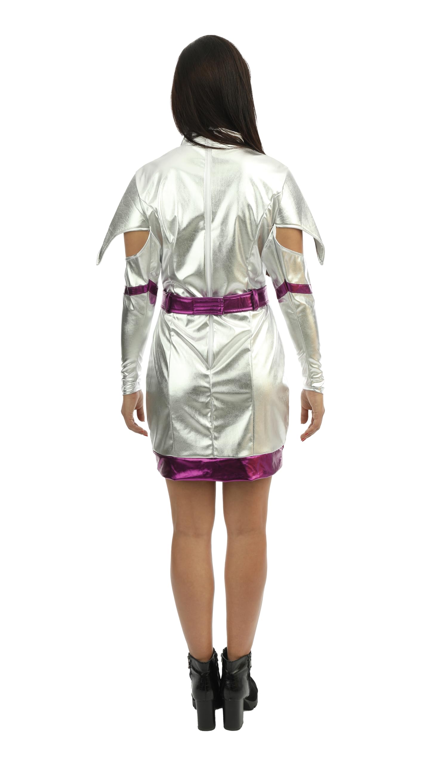 ptit-clown-futuristisches-weltraumkost-m-silber-damen-l-xl image 4