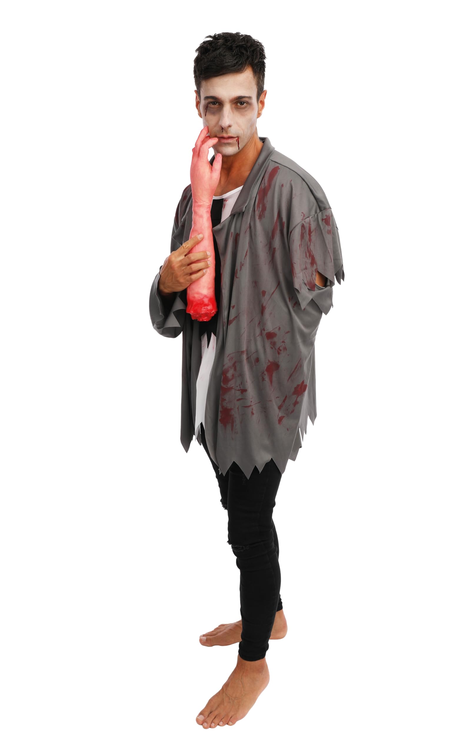 ptit-clown-zombie-kost-m-mit-abgerissenem-arm-erwachsene-einheitsgr-e image 2