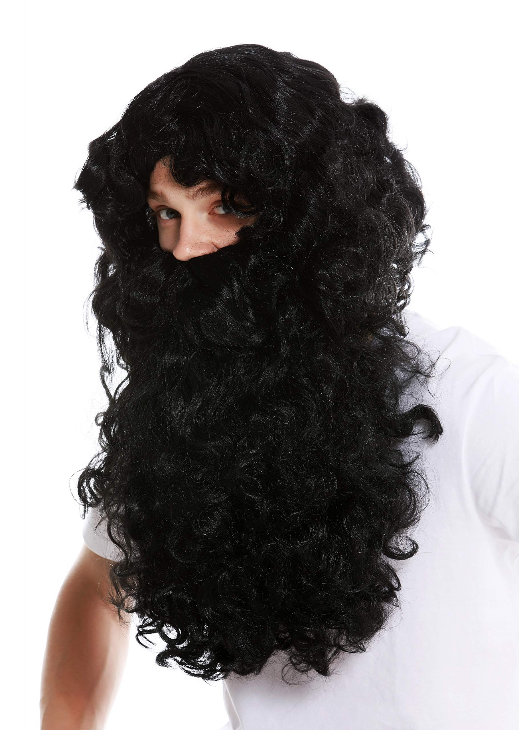 wig-me-up-46-a-b-za103-per-cke-und-bart-set-knecht-ruprecht-schwarz image 3
