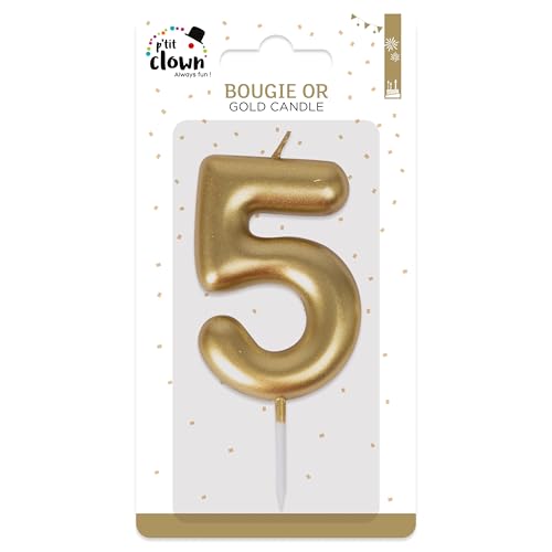 ptit-clown-23935-goldkerze-zahlenkerze-zahl-5-geburtstag image 8