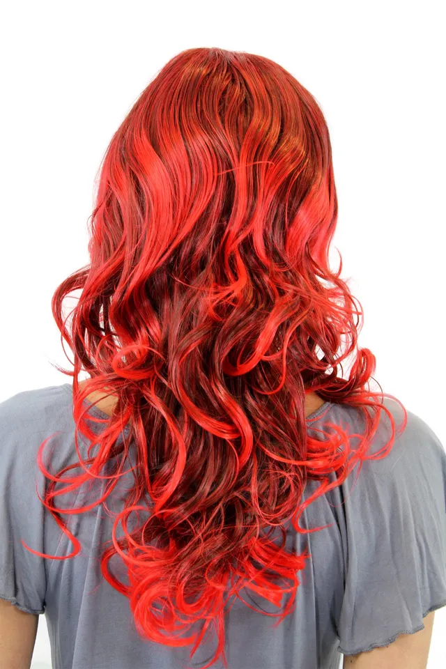 wig-me-up-gfw1043-6ttf2316-damenper-cke-rot-gelockt-wet-look-55-cm image 1