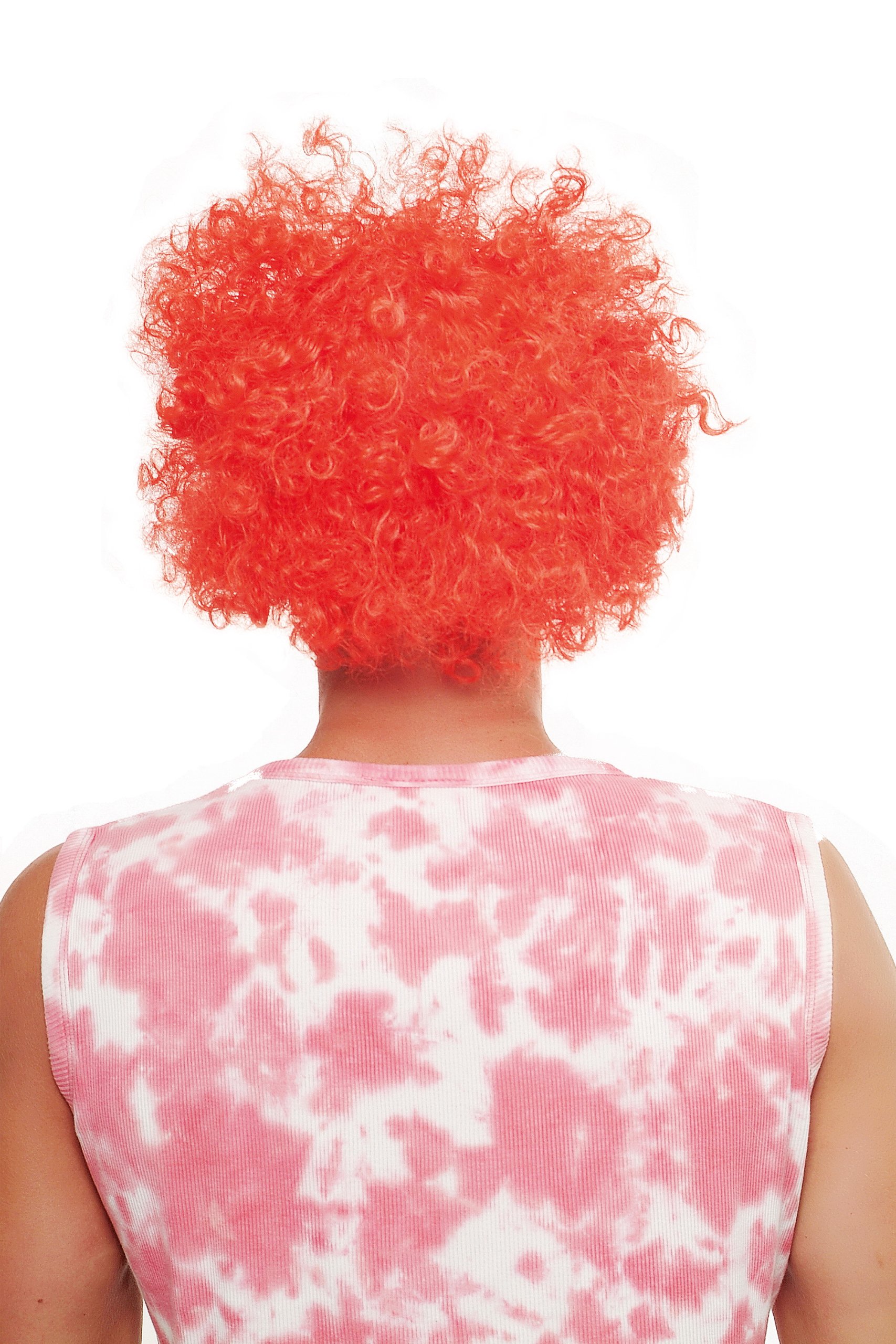 wig-me-up-3920-clownper-cke-rot-mit-glatze-fasching-zirkus image 2