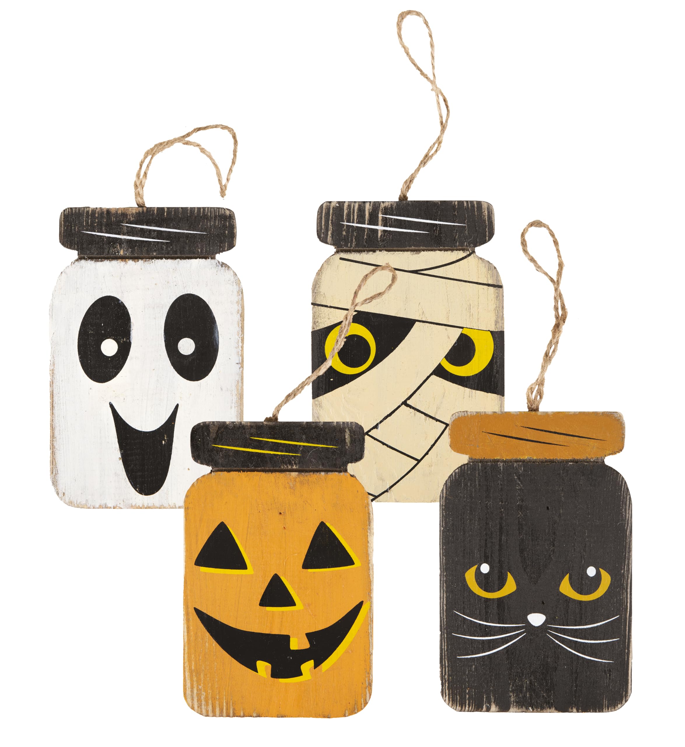p-tit-clown-halloween-holz-deko-zum-aufh-ngen-modell-zuf-llig image 1