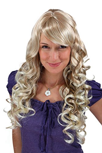 wig-me-up-7633-27t613-damen-per-cke-lang-lockig-blond-mix-mit-pony-65-cm image 7