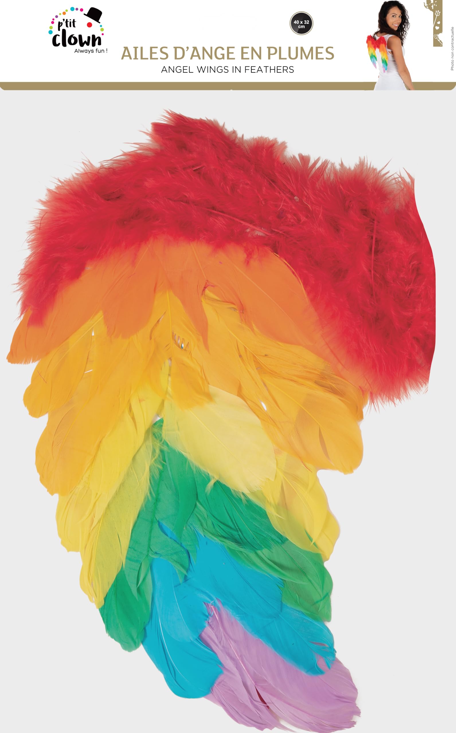 p-tit-clown-engelsfl-gel-federn-regenbogen-40-x-32-cm image 3