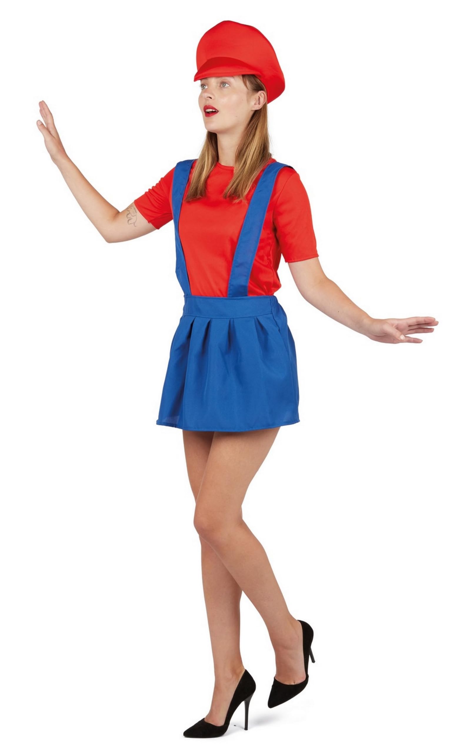 p-tit-clown-klempner-kost-m-damen-blau-rot-gr-e-l-xl image 2