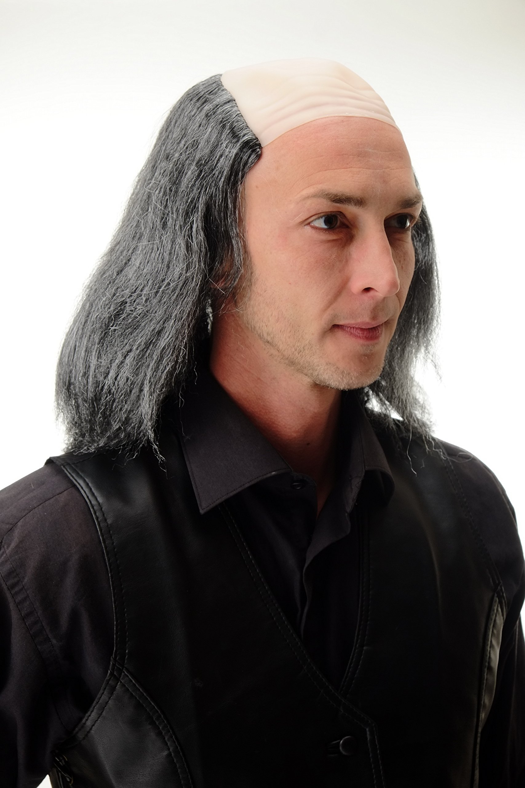 wig-me-up-4232-p103-68-halbglatze-per-cke-schwarz-grau-igor-einstein-40-cm image 4