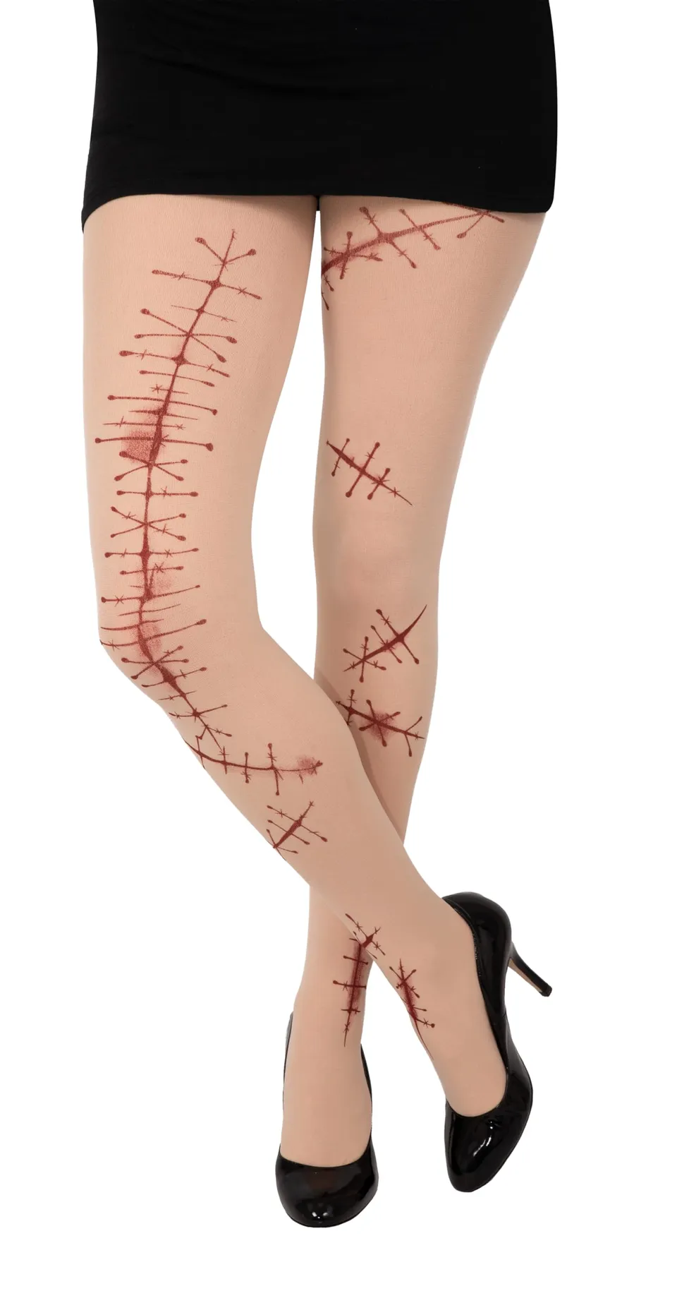 p-tit-clown-halloween-strumpfhose-damen-blickdicht-narben-einheitsgr-e image 1