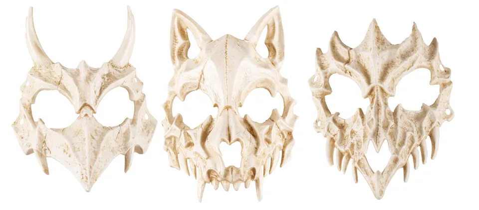 p-tit-clown-23155-skelettmaske-tiere-modell-zuf-llig image 1