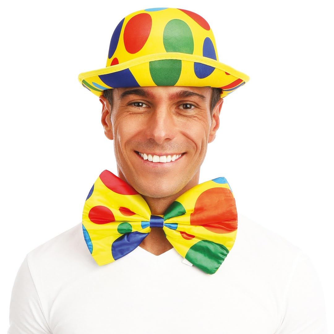 p-tit-clown-riesige-clownsfliege-mehrfarbig-clown-accessoire image 2