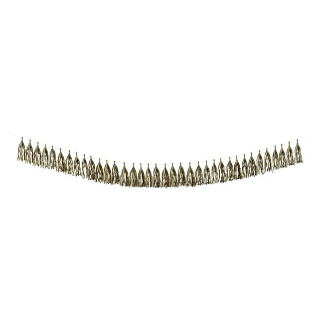 p-tit-clown-re22603-girlande-mit-pompons-gold-metallic-3-m image 1