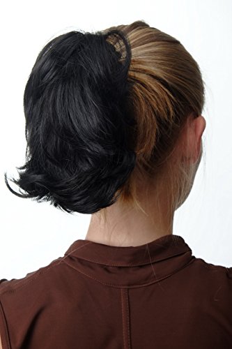 wig-me-up-t6545-2-haarteil-pferdeschwanz-kurz-wild-schwarz-15-20-cm image 4