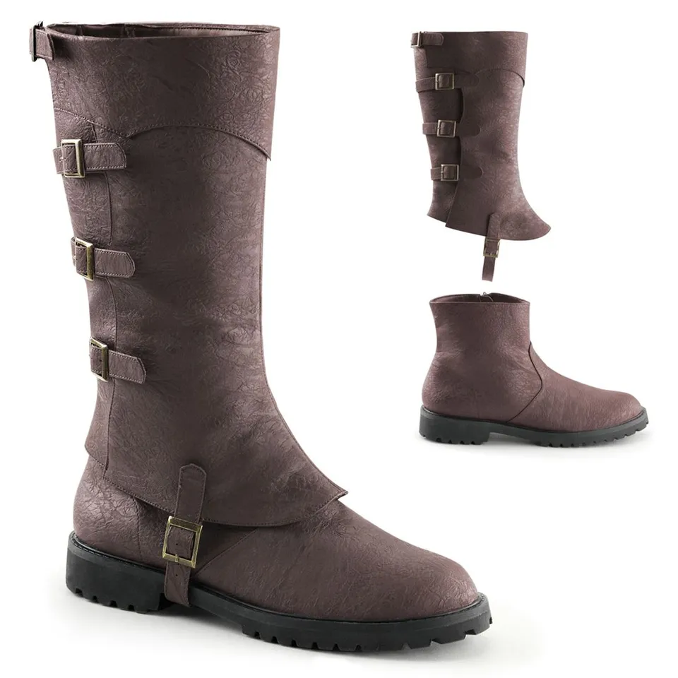 funtasma-gotham-105-herren-kniehochstiefel-mit-schnallen image 1