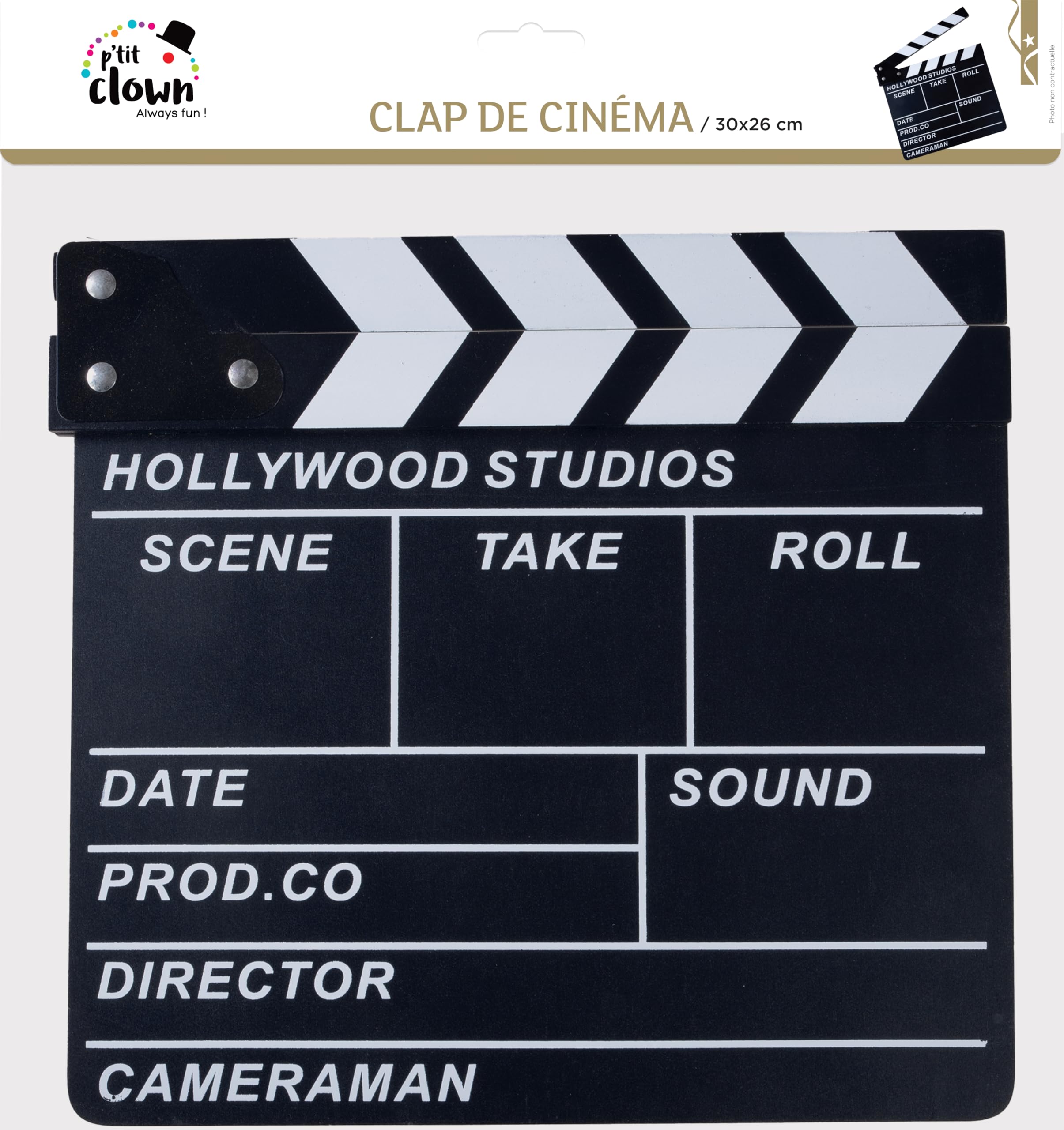 ptit-clown-filmklappe-clap-30-x-26-cm-schwarz-aus-holz image 2