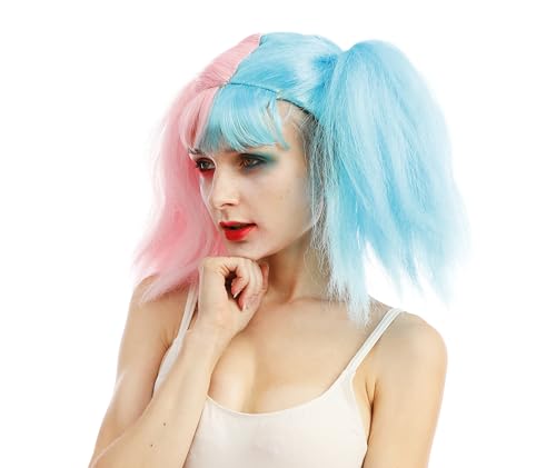 ptit-clown-harlekin-per-cke-mit-zipfeln-blau-rosa image 6