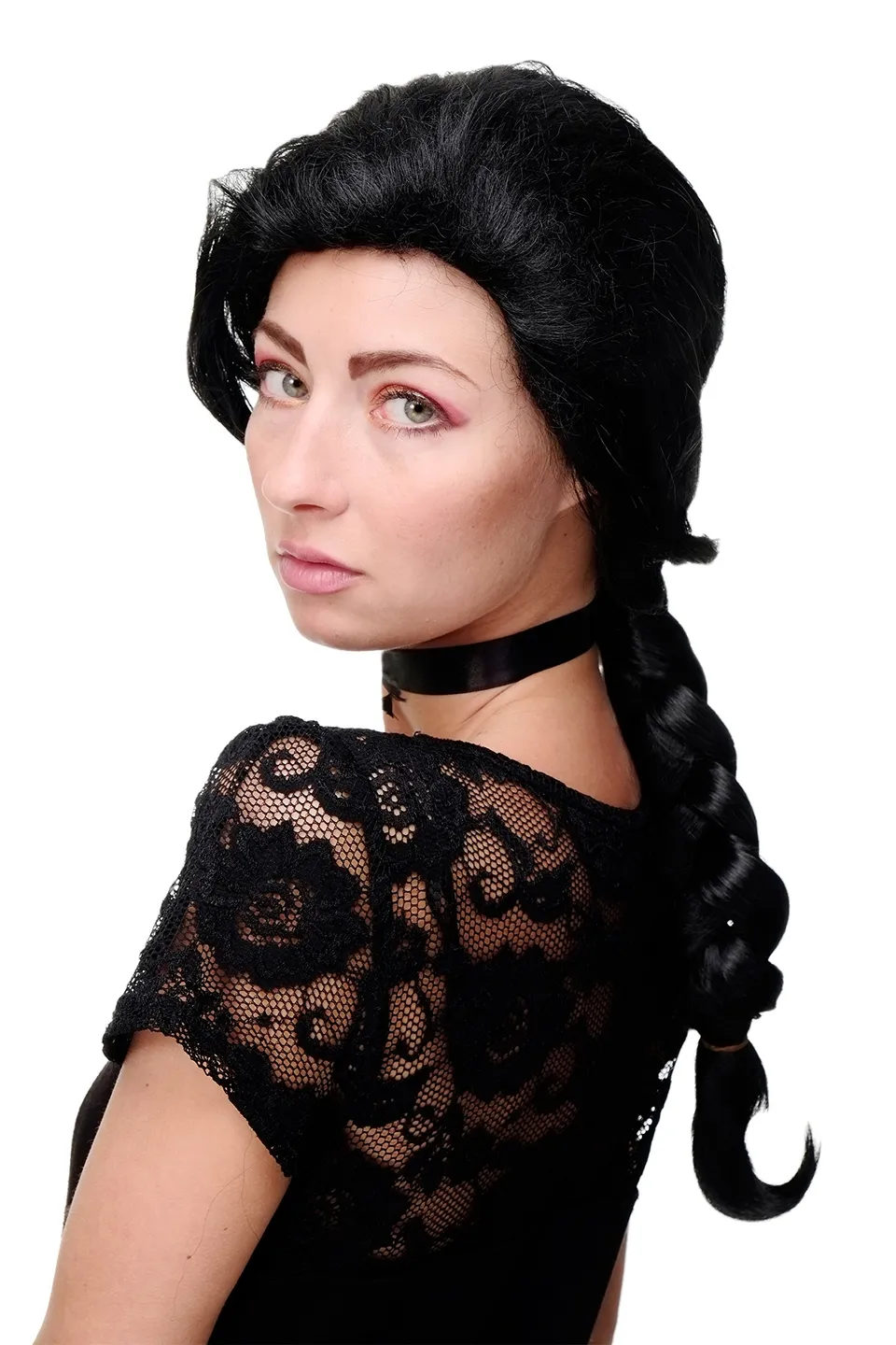 wig-me-up-gfw1782-1b-zopf-per-cke-schwarz-geflochten-60-cm image 1