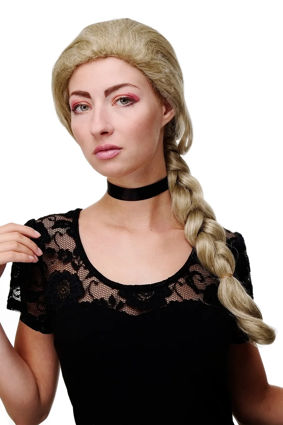 wig-me-up-gfw1782-24hk613-zopf-per-cke-blond-gestr-hnt-60-cm image 1