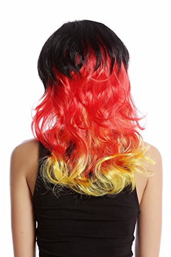 wig-me-up-90650-p103-pc13-pc2b-fanper-cke-damen-schwarz-rot-gold-lang-wellig-45- image 7