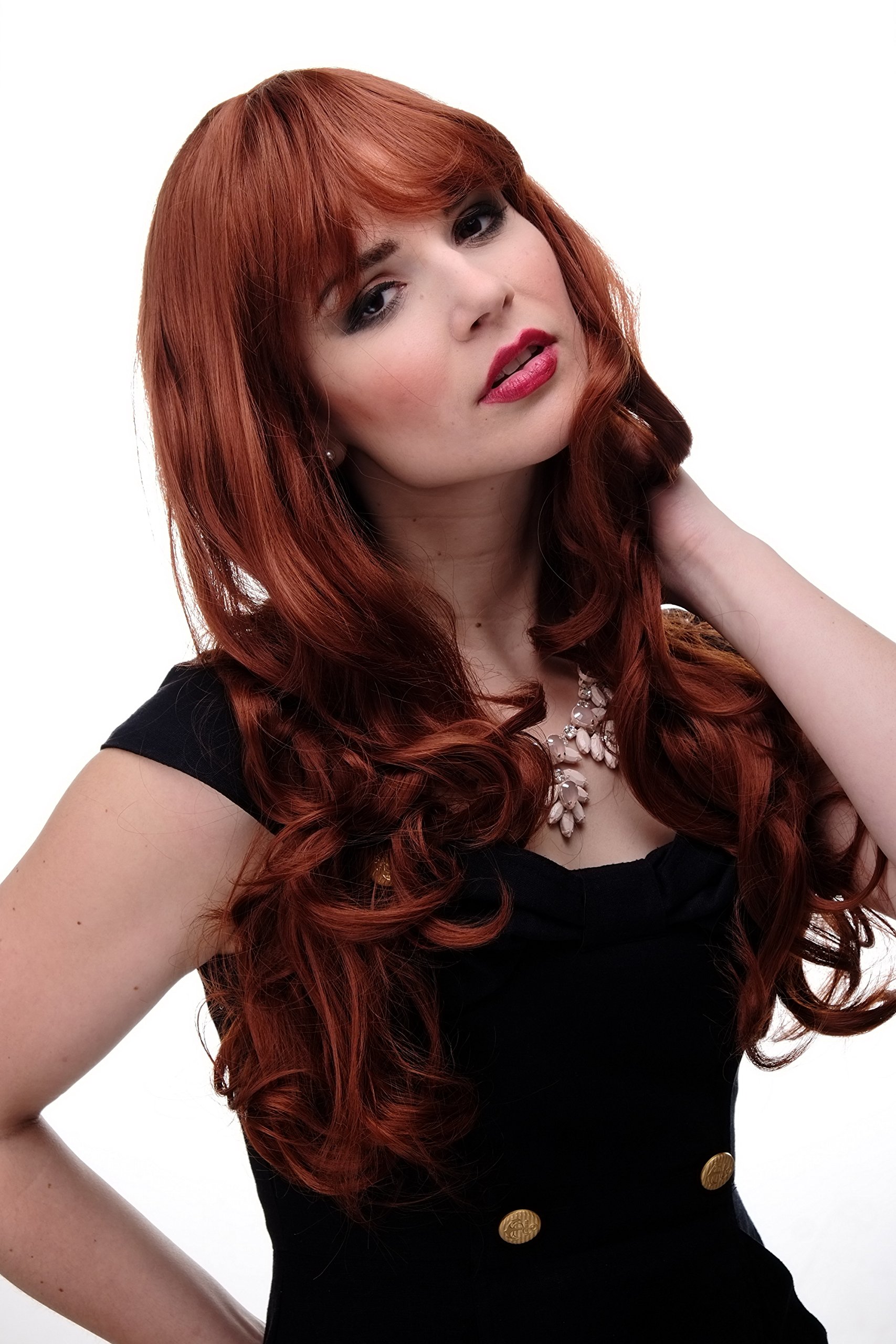 wig-me-up-285-damen-per-cke-kupferrot-locken-mit-pony-ca-65-cm image 7
