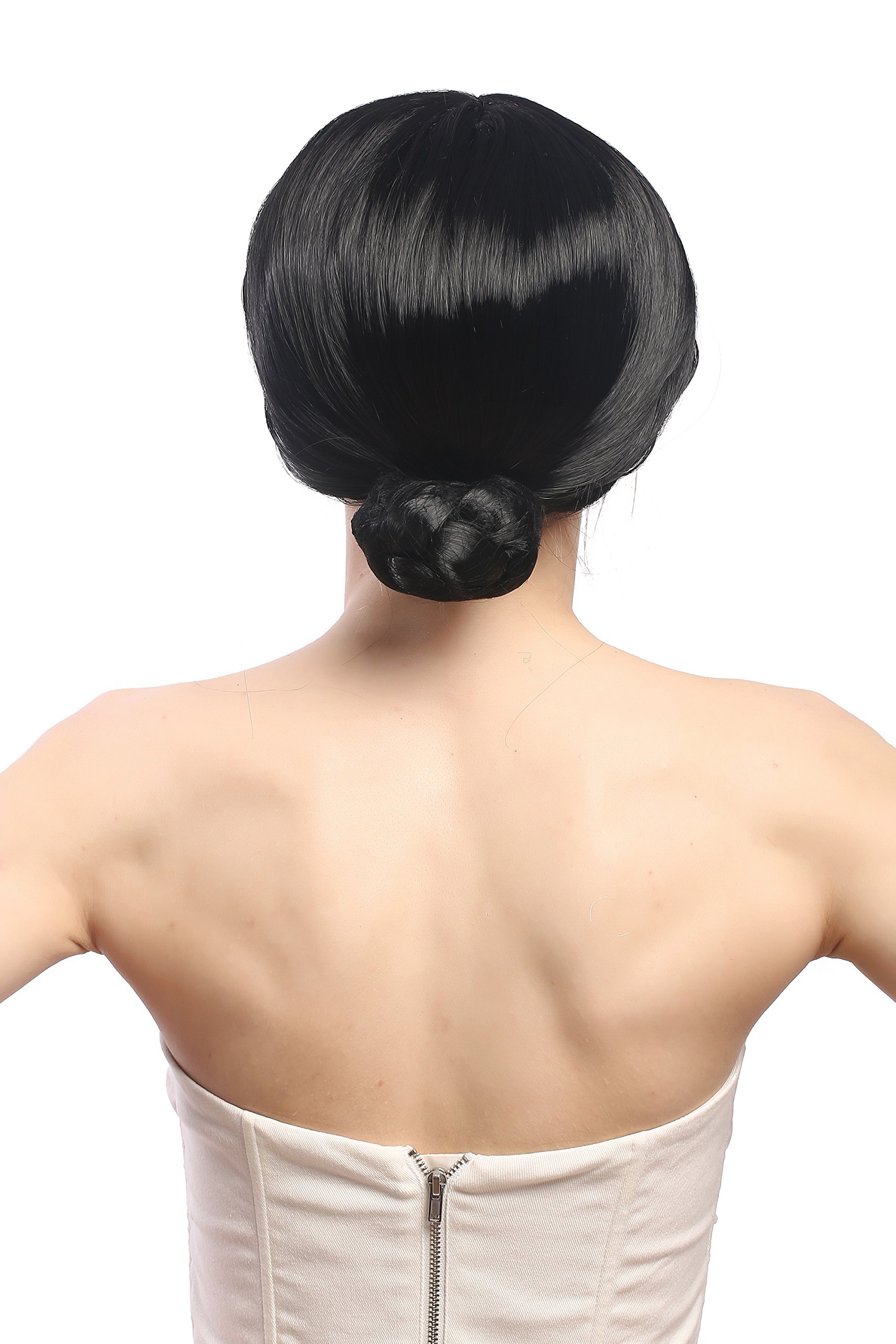 wig-me-up-68127-p103-ballerina-dutt-per-cke-schwarz-streng-mit-haarknoten image 3