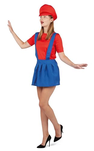 p-tit-clown-klempner-kost-m-damen-blau-rot-gr-e-l-xl image 7