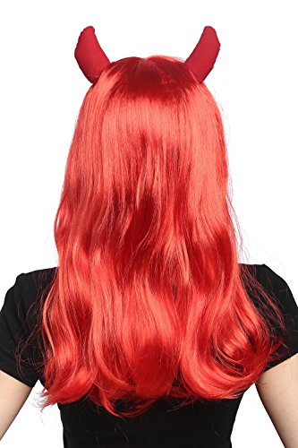 wig-me-up-90897-za13-damenper-cke-karneval-halloween-lang-rot-mit-h-rnern-pin-up image 8