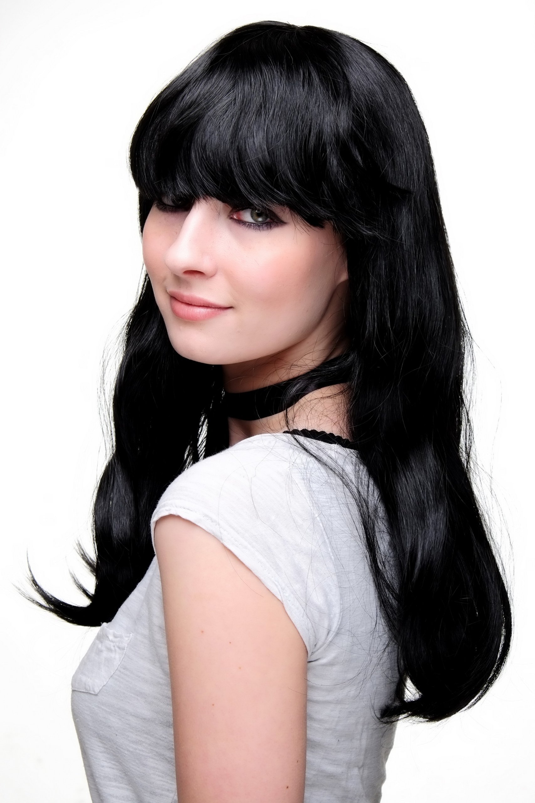 wig-me-up-party-per-cke-damen-lang-wellig-schwarz-mit-scheitel image 2