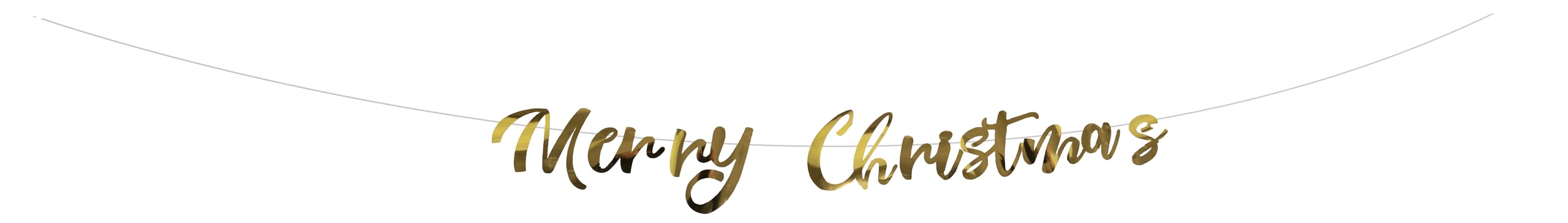 ptit-clown-girlande-merry-christmas-gold-2-m image 1