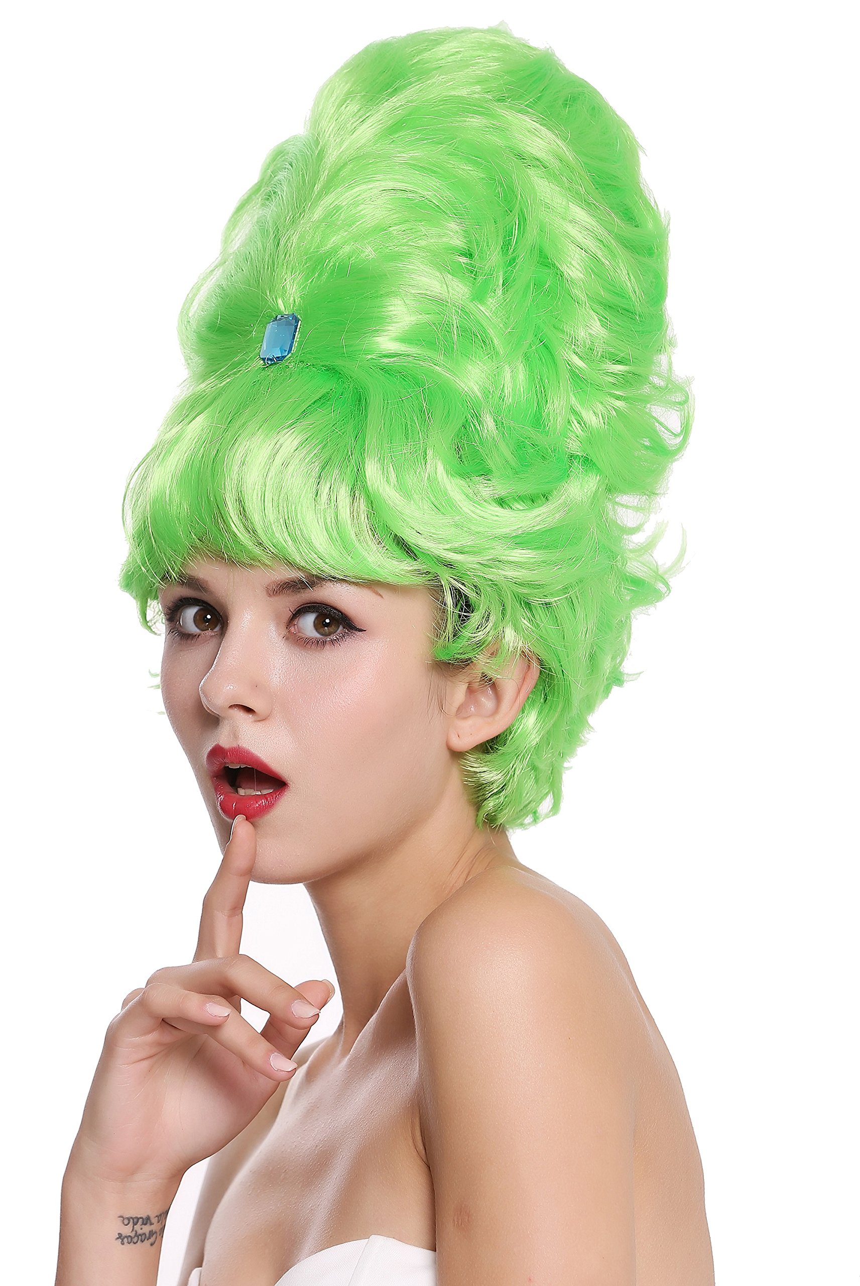 wig-me-up-mh-th49-pc15-beehive-turmper-cke-neongr-n-60er-barock image 3