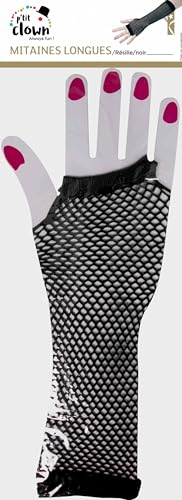 p-tit-clown-lange-netz-handschuhe-schwarz-mitaines-longues image 8