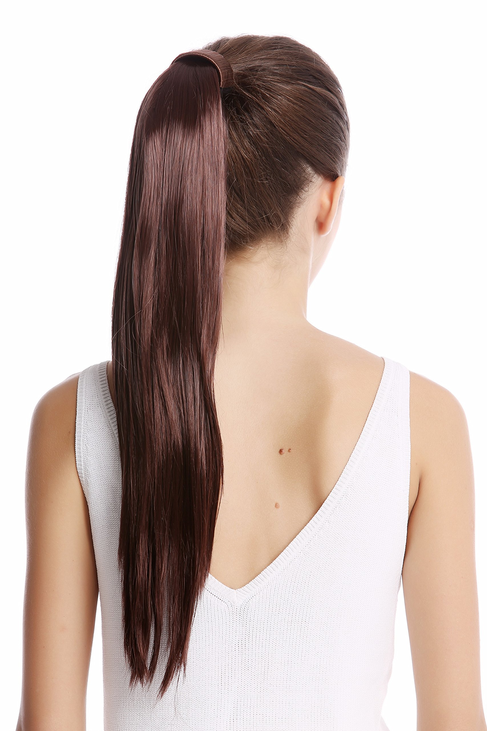 wig-me-up-haarteil-srosy-33-pferdeschwanz-zopf-braun-mahagoni-55-cm image 1