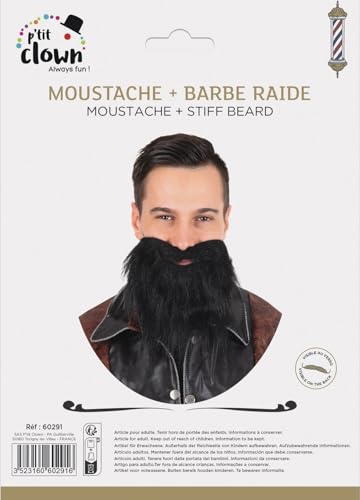 p-tit-clown-piratenbart-blackbeard-glatt-mit-schnurrbart-kost-mbart image 7