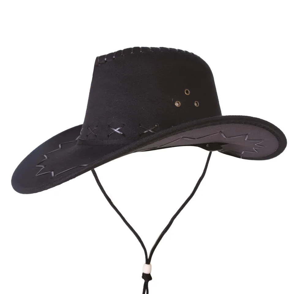 ptit-clown-cowboy-hut-nubukleder-optik-mit-zierband image 1