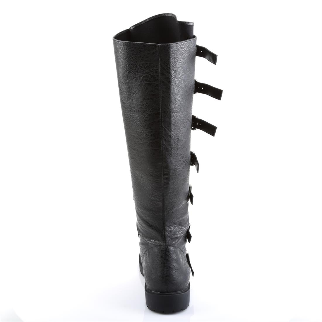 funtasma-gotham-110-herren-knie-stiefel-schwarz-mit-schnallen-und-3-8-cm-absatz image 4
